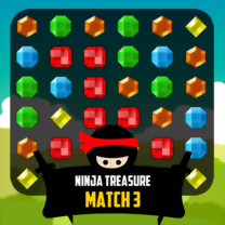 Gra Ninja Treasure Match 3