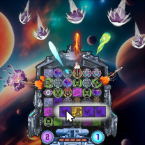 Gra Asteroid Shield: Tile-Matching Space Defense