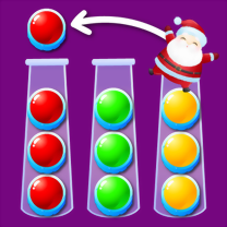 Gra Ball Sort Xmas