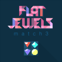 Gra Flat Jewels Match 3