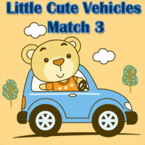 Gra Little Cute Vehicles Match 3