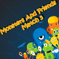 Gra Monsters And Friends Match 3